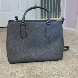 Kate Spade Charcoal Leather Tote